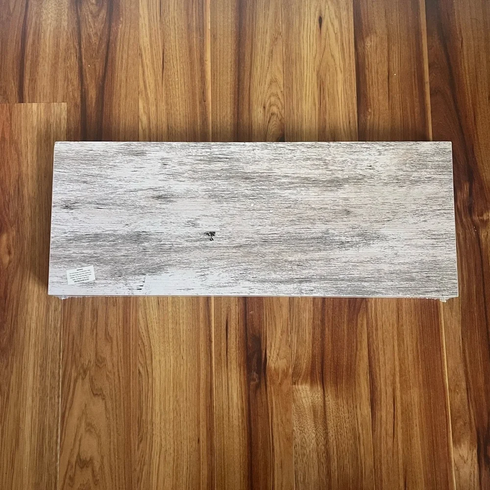 NIB Sorbus Floating Wall Shelves - 2 Pack 24 X 9 Inch Rustic Home Decor